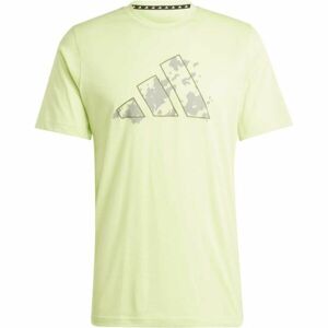 adidas TR-ES+ TEE Pánske športové tričko, svetlo zelená, veľkosť XXL
