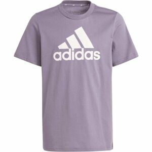 adidas BL TEE Juniorské tričko, vínová, veľkosť 152
