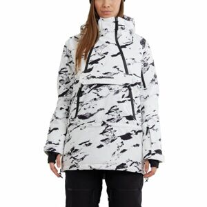 FUNDANGO HOOPER ANORAK Dámska lyžiarska/snowboardová bunda, biela, veľkosť