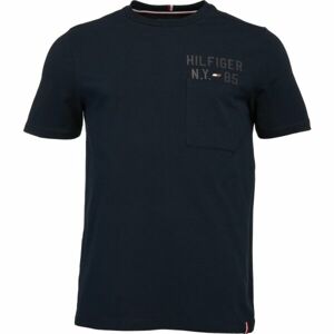 Tommy Hilfiger GRAPHIC S/S TEE Pánske tričko, tmavo modrá, veľkosť L
