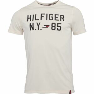 Tommy Hilfiger GRAPHIC S/S TRAINING TEE Pánske tričko, biela, veľkosť M