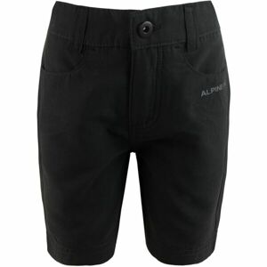 ALPINE PRO FEBRO Detské nohavice, čierna, veľkosť 116-122