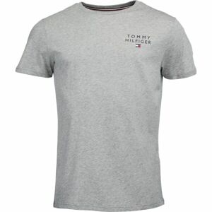 Tommy Hilfiger TH ORIGINAL-CN SS TEE LOGO Pánske tričko, sivá, veľkosť