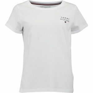 Tommy Hilfiger TH ORIGINAL-SHORT SLEEVE T-SHIRT Dámske tričko, biela, veľkosť XL