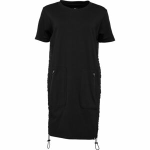 Northfinder ARRERA Dámske oversize šaty, čierna, veľkosť M