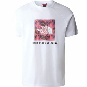 The North Face RAG RED BOX TE Raglánové pánske tričko, biela, veľkosť L