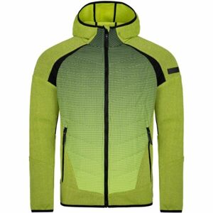 Loap GAELAN Pánsky športový sveter, svetlo zelená, veľkosť M