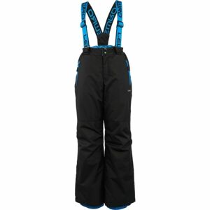 Lewro ZYLER Chlapčenské lyžiarske nohavice, čierna, veľkosť 128-134