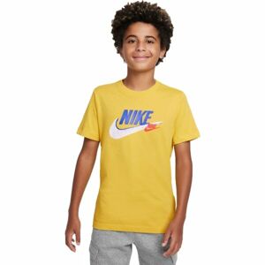 Nike NSW SI SS TEE Chlapčenské tričko, žltá, veľkosť XL