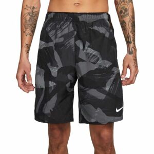 Nike DF CHLNGR 9UL SHORT CAMO Pánske šortky, čierna, veľkosť XXL