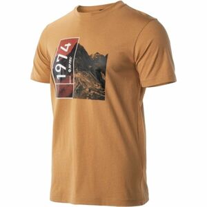 Hi-Tec VENDRO Pánske tričko, hnedá, veľkosť L