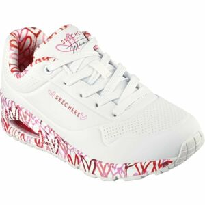 Skechers UNO - LOVING LOVE Dámska obuv na voľný čas, biela, veľkosť