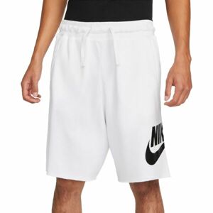 Nike CLUB ALUMNI HBR FT SHORT Pánske šortky, biela, veľkosť XXL