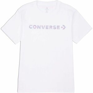 Converse WORDMARK SS TEE Dámske tričko, biela, veľkosť L