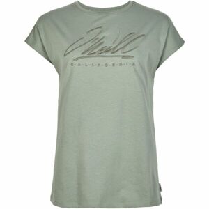 O'Neill SIGNATURE T-SHIRT Dámske tričko, svetlo zelená, veľkosť XL