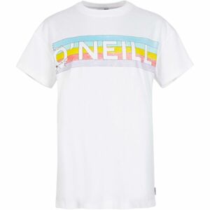 O'Neill CONNECTIVE GRAPHIC LONG TSHIRT Dámske tričko, biela, veľkosť