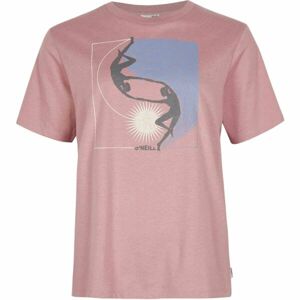 O'Neill ALLORA GRAPHIC T-SHIRT Dámske tričko, ružová, veľkosť M