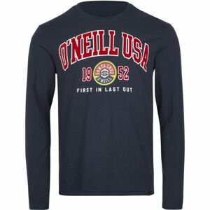O'Neill STATE L/SLV T-SHIRT Pánske tričko s dlhým rukávom, tmavo modrá, veľkosť L