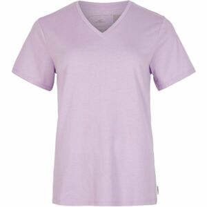 O'Neill ESSENTIALS V-NECK T-SHIRT Dámske tričko, fialová, veľkosť L
