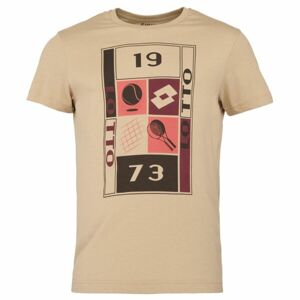 Lotto TEE SUPRA VII Pánske tričko, béžová, veľkosť XL
