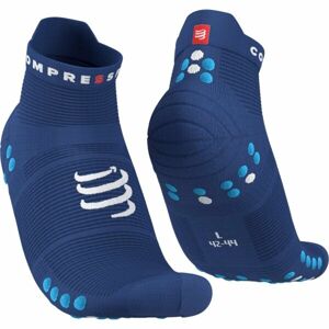 Compressport PRO RACING SOCKS V4.0 RUN Bežecké ponožky, modrá, veľkosť T2