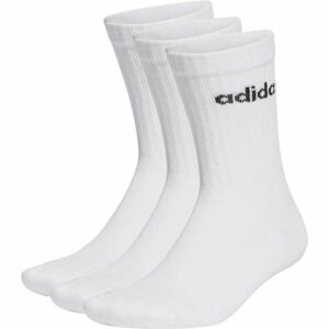 adidas C LIN CREW 3P Ponožky, biela, veľkosť L