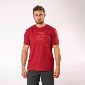 Kappa LOGO EPECHINO Pánske tričko, červená, veľkosť S