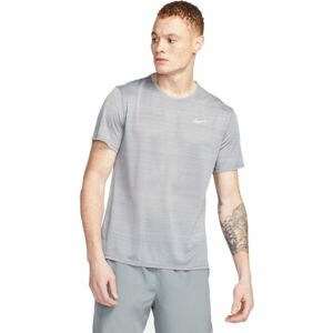 Nike DF MILER BREATHE SS Pánske tričko, sivá, veľkosť XXL