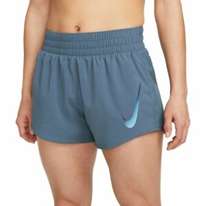 Nike SWOOSH SHORT VENEER VERS Dámske šortky, modrá, veľkosť L