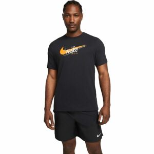 Nike NK DF TEE HERITAGE Pánske tričko, čierna, veľkosť XXL