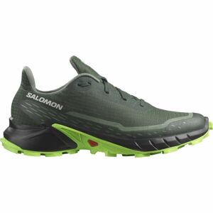 Salomon ALPHACROSS 5 Pánska trailová obuv, tmavo zelená, veľkosť 42 2/3