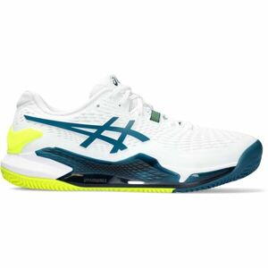 ASICS GEL-RESOLUTION 9 Pánska tenisová obuv, biela, veľkosť 46