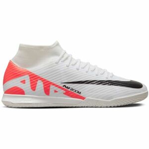 Nike ZOOM MERCURIAL SUPERFLY 9 ACADEMY IC Pánska halová obuv, biela, veľkosť 44