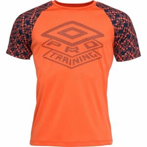 Umbro PRO TRAINING ACTIVE GRAPHIC Pánske športové tričko, oranžová, veľkosť XXL