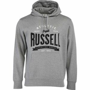 Russell Athletic SWEATSHIRT M Pánska mikina, sivá, veľkosť S