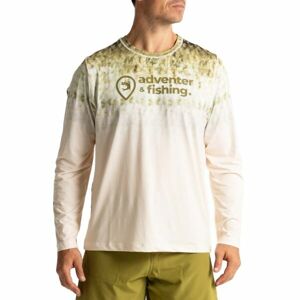 ADVENTER & FISHING UV T-SHIRT Pánske funkčné UV tričko, žltá, veľkosť L