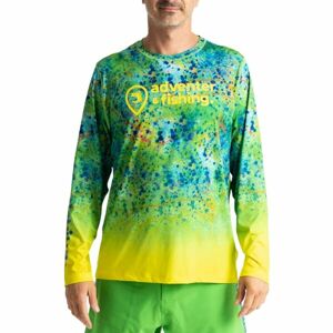 ADVENTER & FISHING UV T-SHIRT Pánske funkčné UV tričko, zelená, veľkosť L