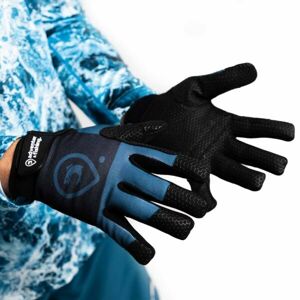 ADVENTER & FISHING LONG Pánske rukavice na lovenie rýb na mori, čierna, veľkosť L/XL