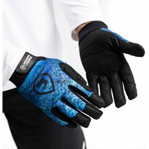 ADVENTER & FISHING LONG Pánske rukavice na lovenie rýb na mori, modrá, veľkosť L/XL