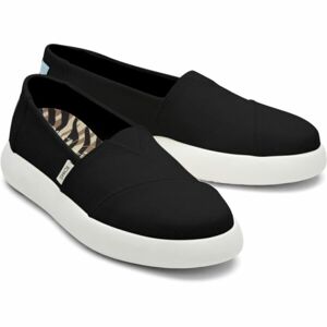 TOMS HERITAGE CANVAS WM ALPAMA SNEAK Dámske slip-on tenisky, čierna, veľkosť 36.5