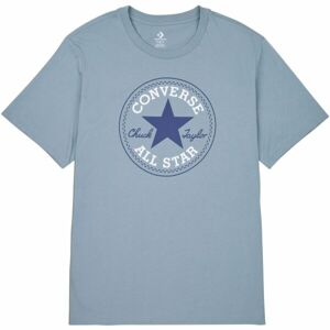 Converse STANDARD FIT CENTER FRONT CHUCK PATCH CORE TEE Unisex tričko, svetlomodrá, veľkosť XXL