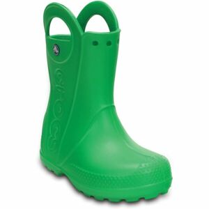 Crocs HANDLE IT RAIN BOOT KIDS Detské gumáky, zelená, veľkosť 29/30