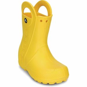 Crocs HANDLE IT RAIN BOOT KIDS Detské gumáky, žltá, veľkosť 24/25