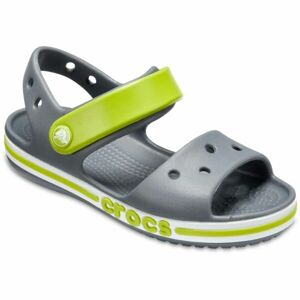 Crocs BAYABAND SANDAL K Detské sandále, sivá, veľkosť 29/30