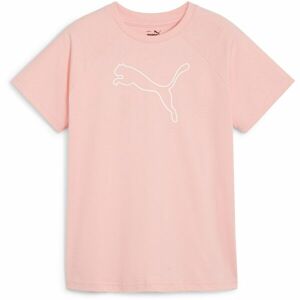 Puma MOTION Dievčenské športové tričko, ružová, veľkosť 128