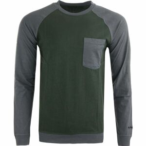 ALPINE PRO ASED Pánske tričko, tmavo zelená, veľkosť XL
