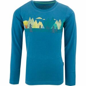 ALPINE PRO GRESO Detské tričko, modrá, veľkosť 104-110