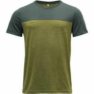 Devold NORANG MERINO 150 Pánske tričko, tmavo zelená, veľkosť S