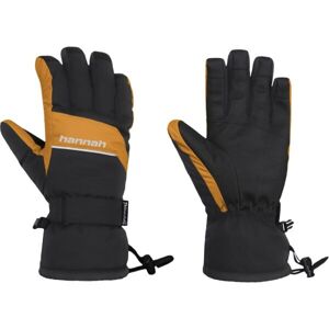 Hannah RAFFY Pánske lyžiarske rukavice, čierna, veľkosť L