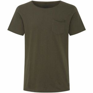 BLEND T-SHIRT S/S Pánske tričko, khaki, veľkosť XXL